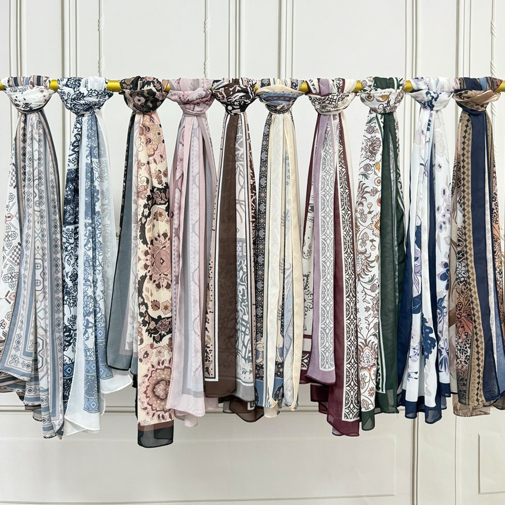 Printed Hijab Scarf(MH239) La Vie Bien Printed Hijab Scarf(MH239)