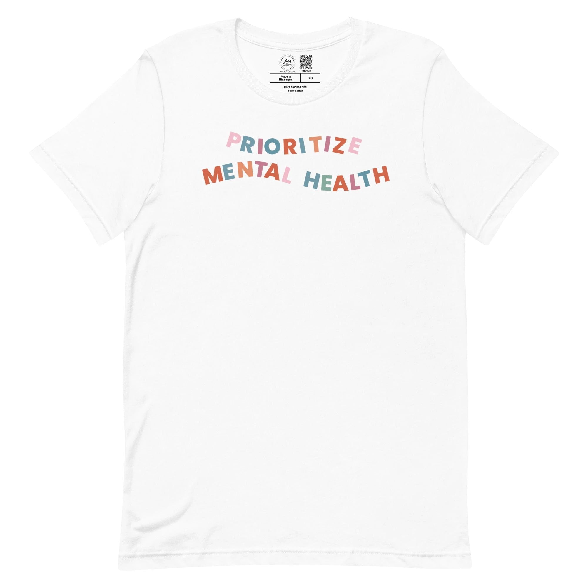 Prioritize Mental Health Classic Tee by Kind Cotton