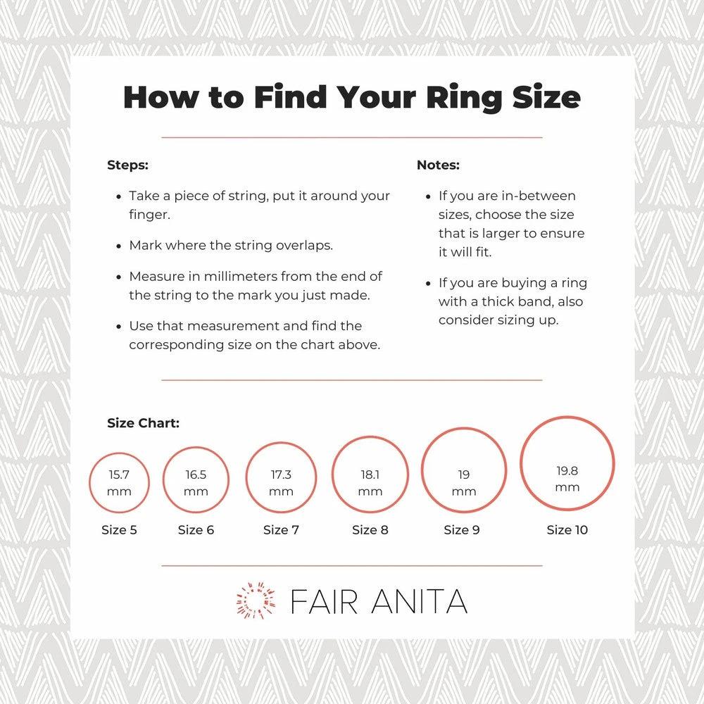 Prism Sterling Ring - Crystal by Fair Anita