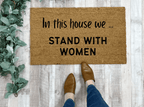 Pro Choice Decor, Outdoor Doormat by Nickel Designs Custom Doormats