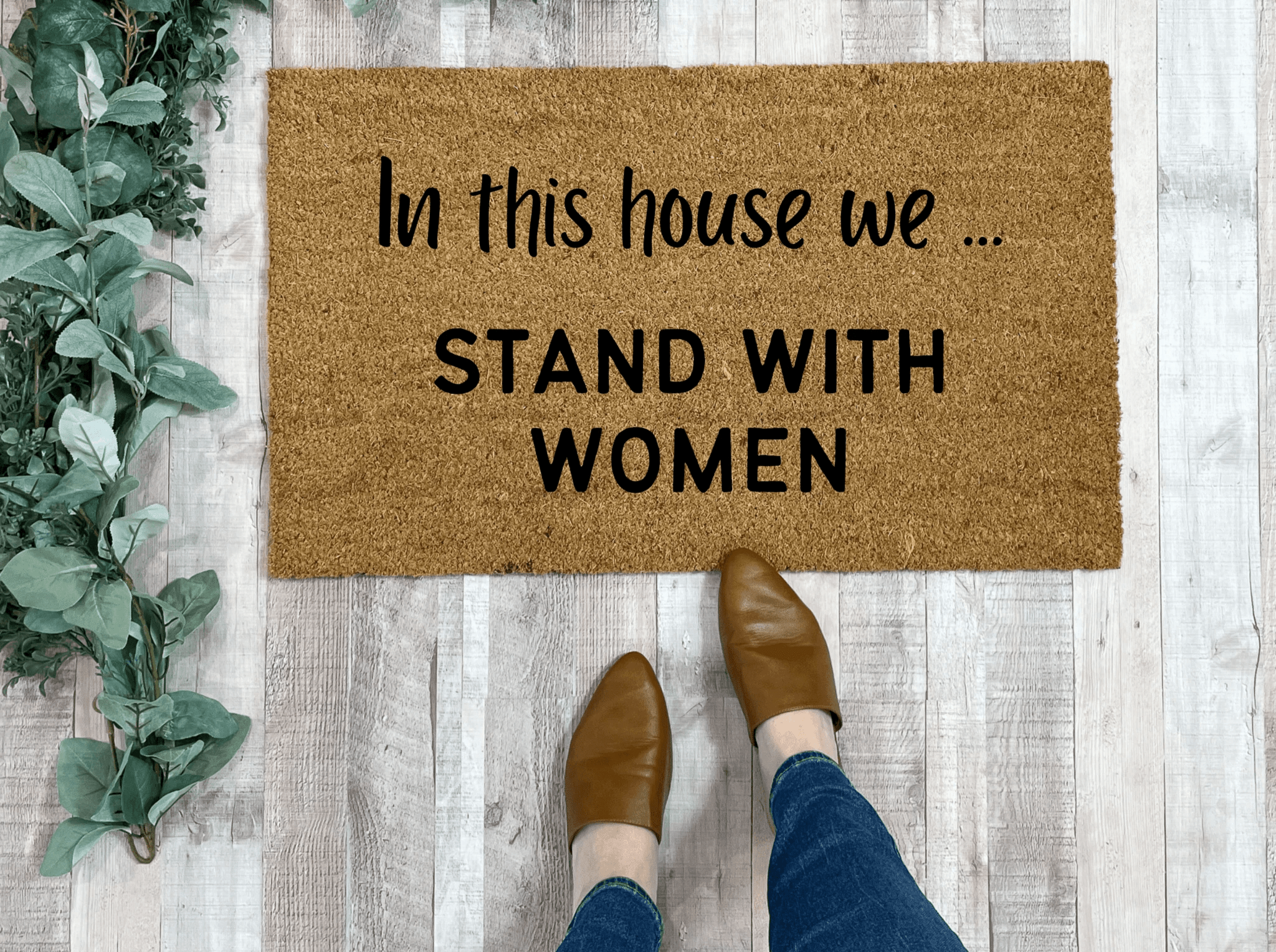 Pro Choice Decor, Outdoor Doormat by Nickel Designs Custom Doormats