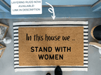 Pro Choice Decor, Outdoor Doormat by Nickel Designs Custom Doormats