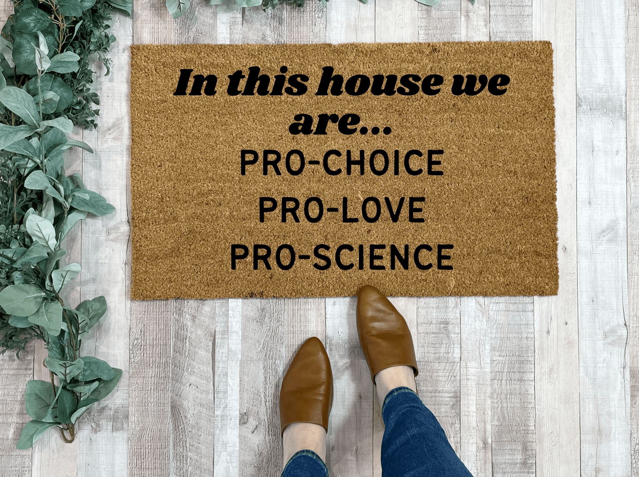 Pro Choice Doormat by Nickel Designs Custom Doormats