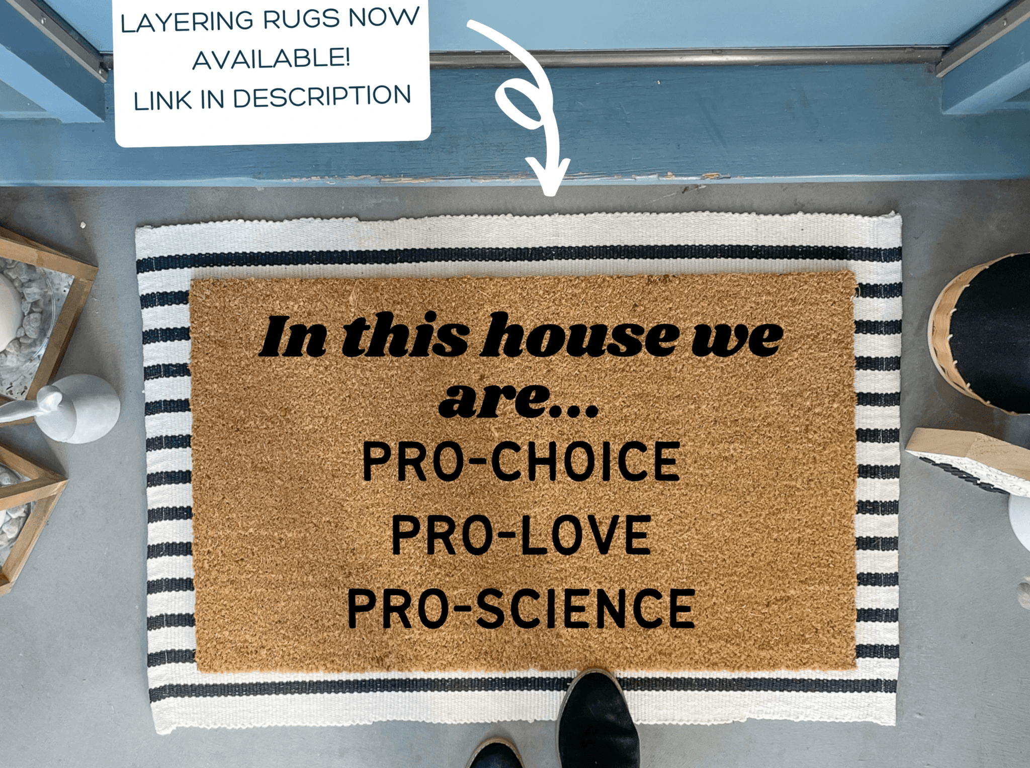 Pro Choice Doormat by Nickel Designs Custom Doormats