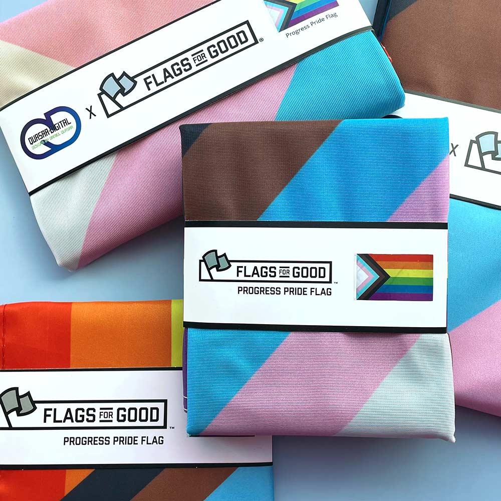 Progress LGBTQ+ Pride Flag Flag La Vie Bien Progress LGBTQ+ Pride Flag