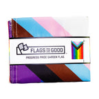 Progress Pride Garden Flag Garden Flag La Vie Bien Progress Pride Garden Flag