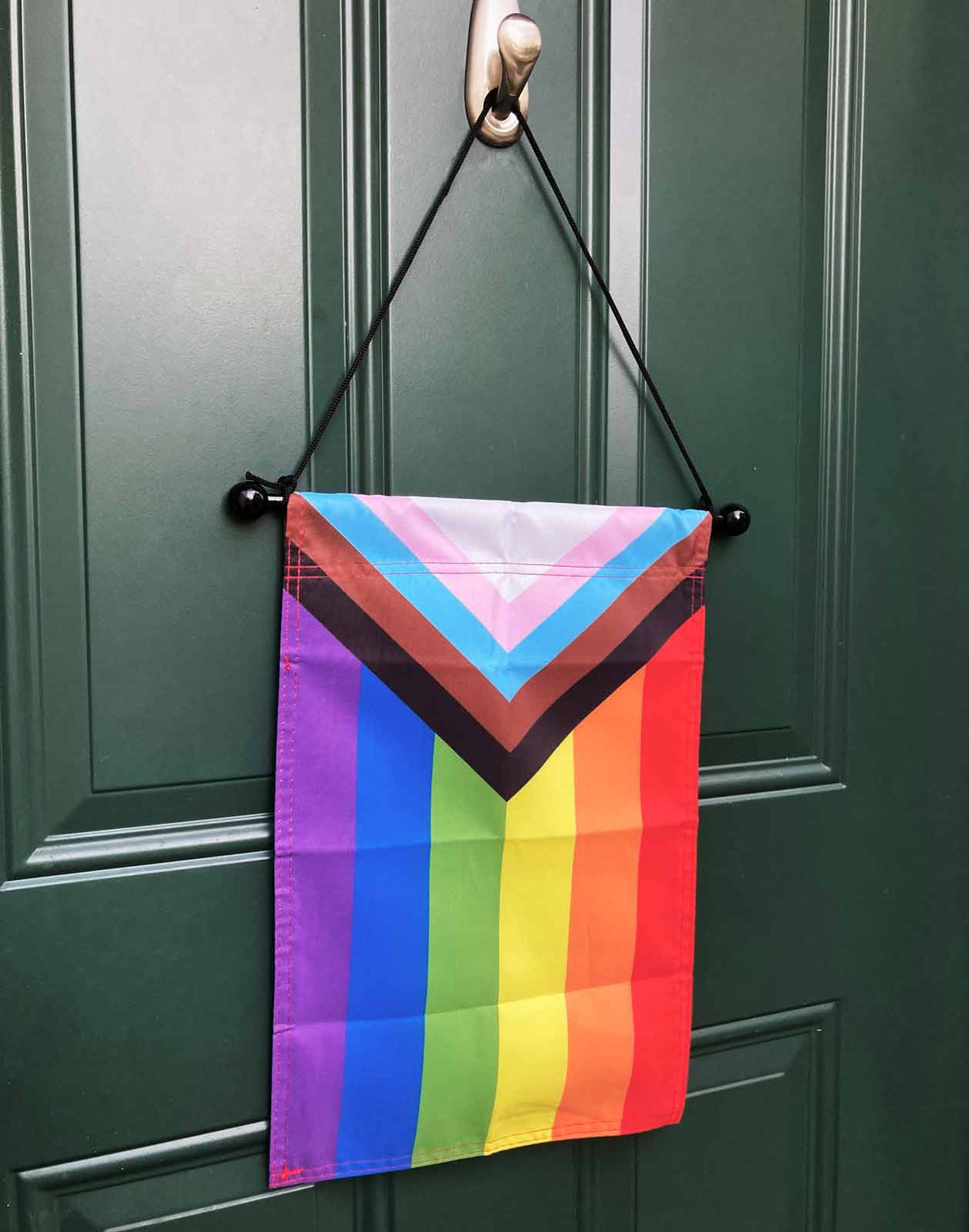 Progress Pride Garden Flag Garden Flag La Vie Bien Progress Pride Garden Flag