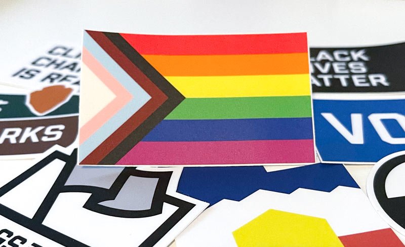 Progress Pride Sticker Sticker La Vie Bien Progress Pride Sticker