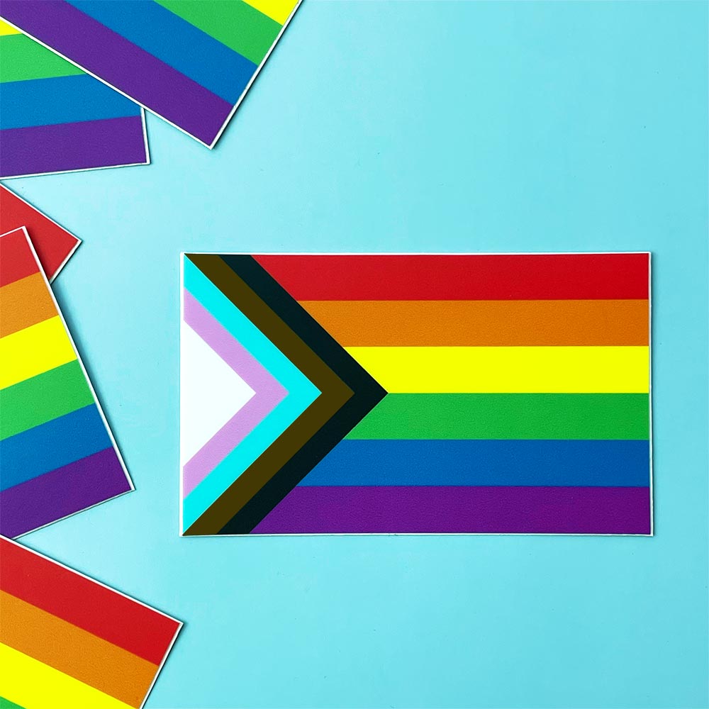 Progress Pride Sticker Sticker La Vie Bien Progress Pride Sticker