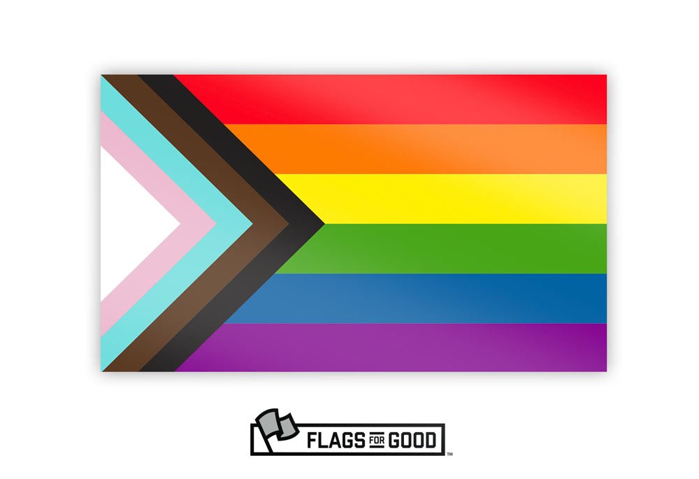 Progress Pride Sticker Sticker La Vie Bien Progress Pride Sticker