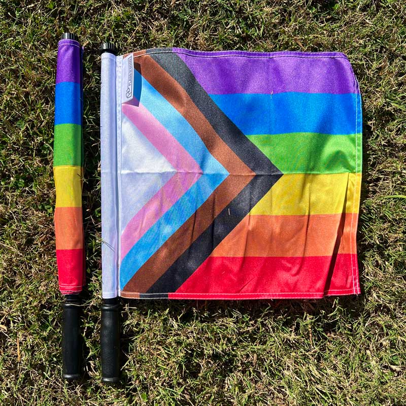 Progress Referee Flags - Set of 2 Flags - Poles Not Included Flags & Windsocks La Vie Bien Progress Referee Flags - Set of 2 Flags - Poles Not Included