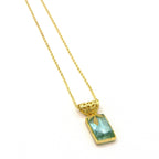 Promenade Glass Pendant Necklace by Fair Anita