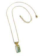 Promenade Glass Pendant Necklace by Fair Anita