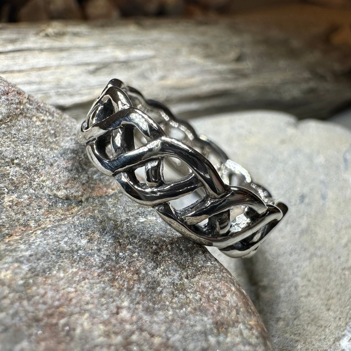 Promise Celtic Knot Ring in Sterling Silver Ring La Vie Bien Promise Celtic Knot Ring in Sterling Silver