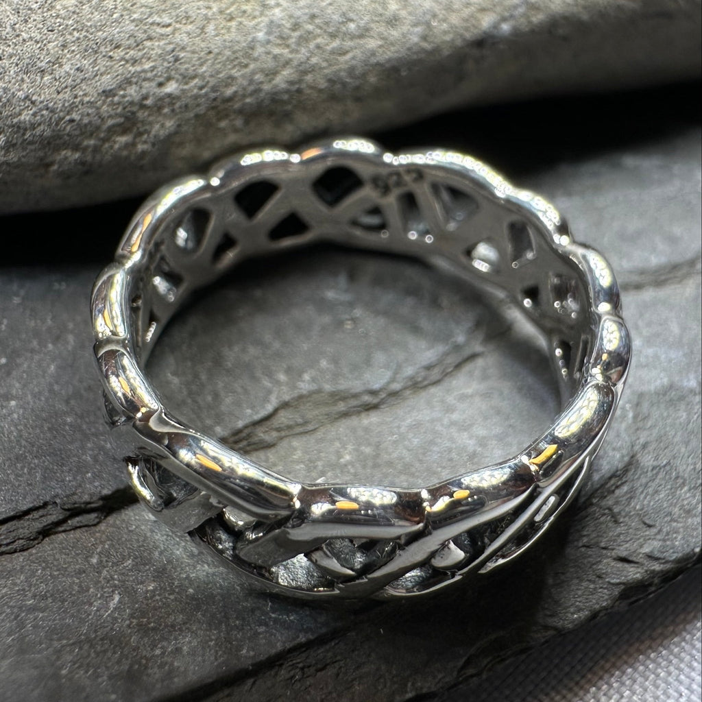 Promise Celtic Knot Ring in Sterling Silver Ring La Vie Bien Promise Celtic Knot Ring in Sterling Silver
