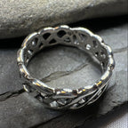 Promise Celtic Knot Ring in Sterling Silver Ring La Vie Bien Promise Celtic Knot Ring in Sterling Silver