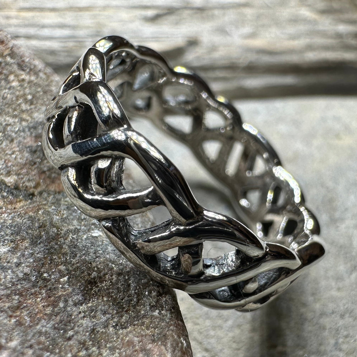 Promise Celtic Knot Ring in Sterling Silver Ring La Vie Bien Promise Celtic Knot Ring in Sterling Silver