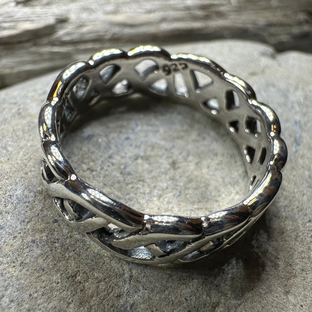 Promise Celtic Knot Ring in Sterling Silver Ring La Vie Bien Promise Celtic Knot Ring in Sterling Silver