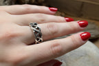 Promise Celtic Knot Ring in Sterling Silver Ring La Vie Bien Promise Celtic Knot Ring in Sterling Silver
