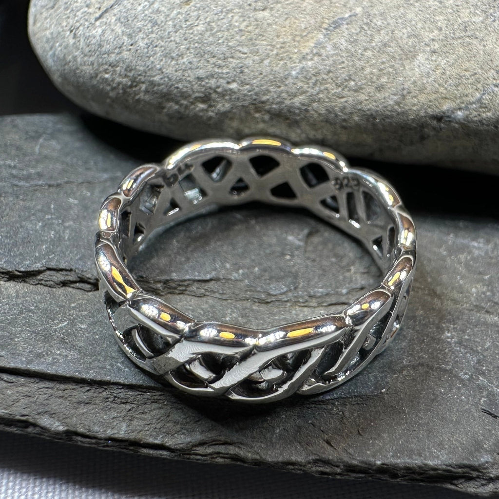 Promise Celtic Knot Ring in Sterling Silver Ring La Vie Bien Promise Celtic Knot Ring in Sterling Silver