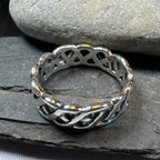 Promise Celtic Knot Ring in Sterling Silver Ring La Vie Bien Promise Celtic Knot Ring in Sterling Silver