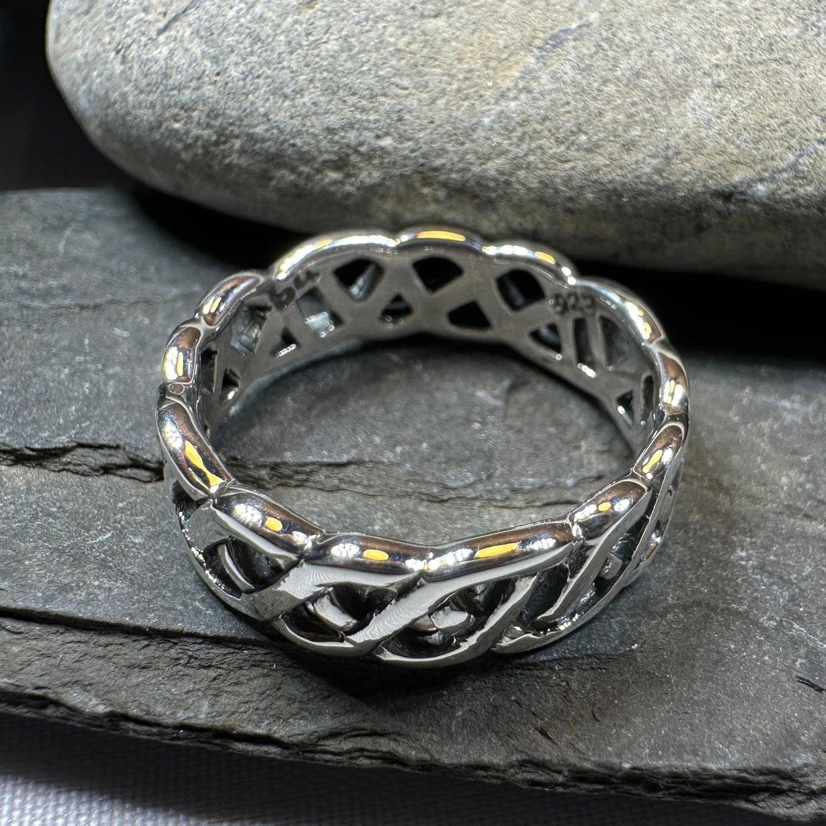 Promise Celtic Knot Ring in Sterling Silver Ring La Vie Bien Promise Celtic Knot Ring in Sterling Silver