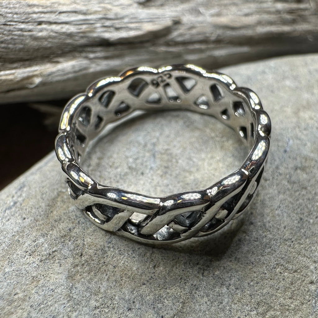 Promise Celtic Knot Ring in Sterling Silver Ring La Vie Bien Promise Celtic Knot Ring in Sterling Silver
