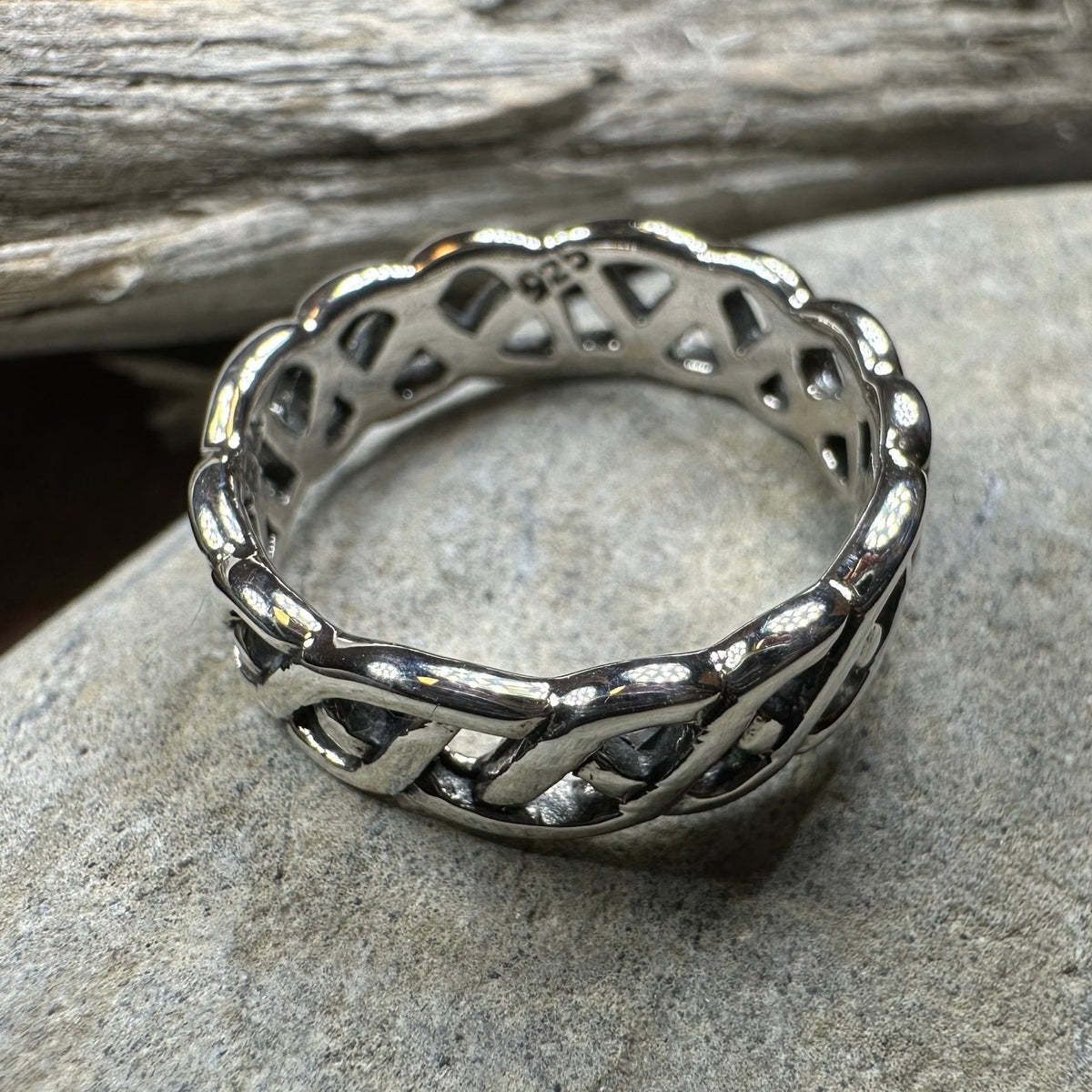 Promise Celtic Knot Ring in Sterling Silver Ring La Vie Bien Promise Celtic Knot Ring in Sterling Silver