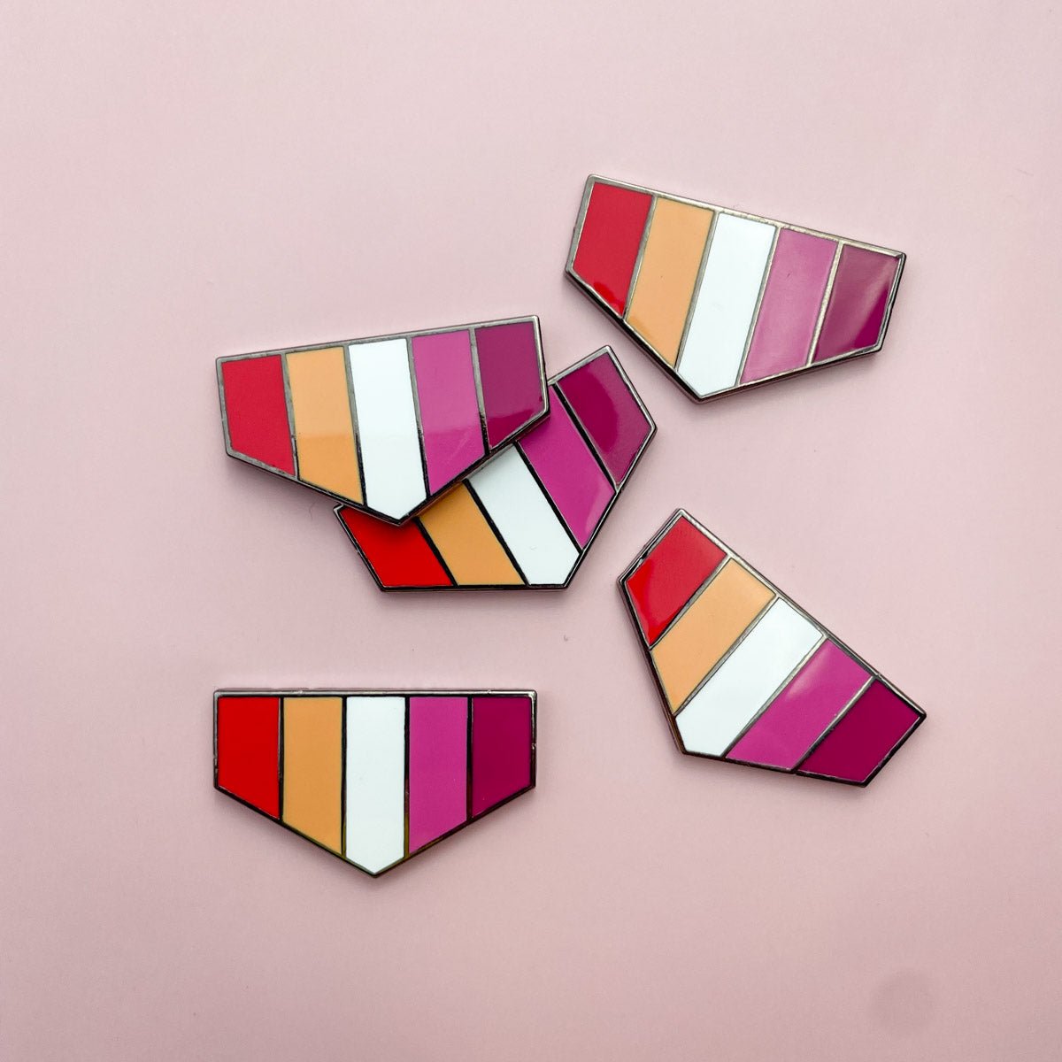 Pronoun + Flag Magnet Pin Badges (Bottom Flags Only) Enamel Pin La Vie Bien Pronoun + Flag Magnet Pin Badges (Bottom Flags Only)