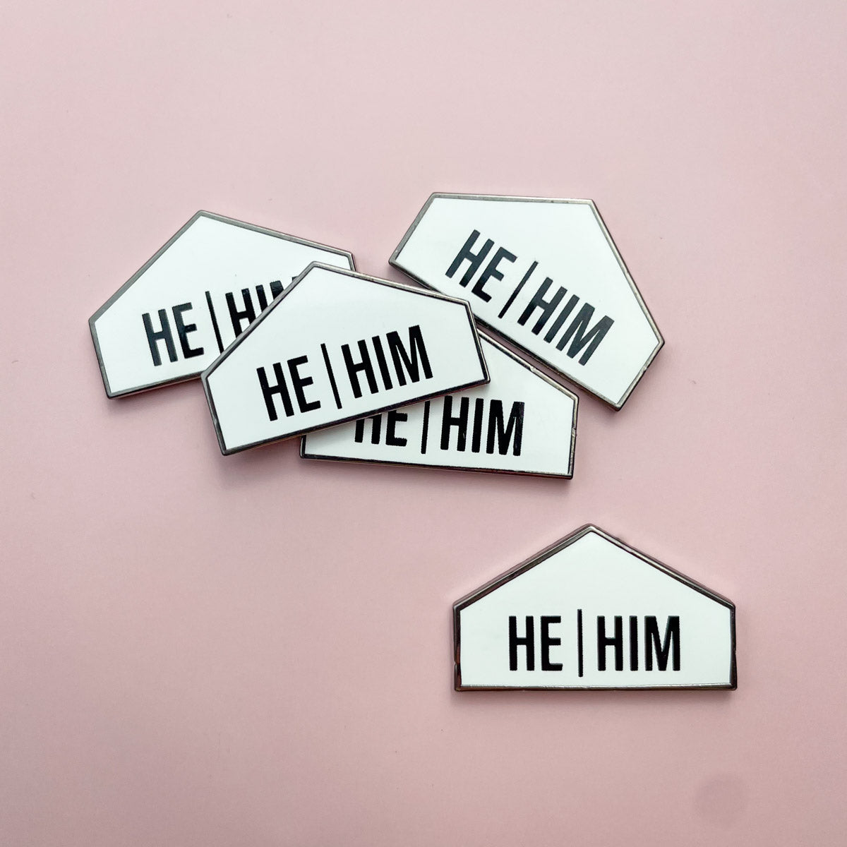 Pronoun + Flag Magnet Pin Badges (Top Pronouns Only) Enamel Pin La Vie Bien Pronoun + Flag Magnet Pin Badges (Top Pronouns Only)