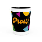 Prost! German Shot Glass, Retro Geometric Party Design by Printify