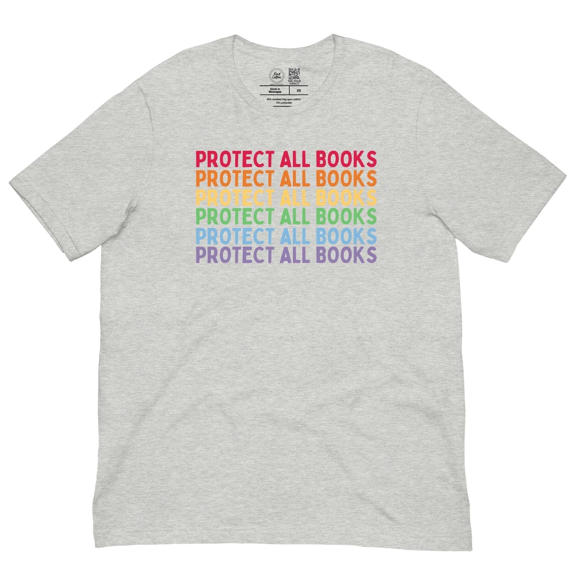 Protect All Books Classic Tee by Kind Cotton
