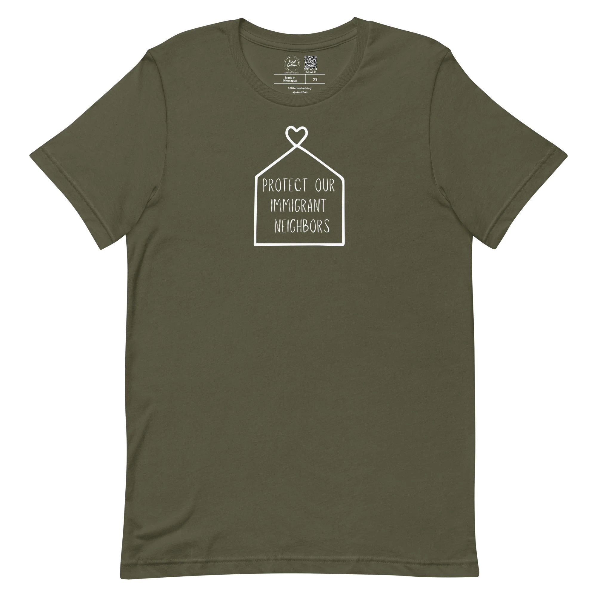 Protect Our Immigrant Neighbors Classic Tee by Kind Cotton
