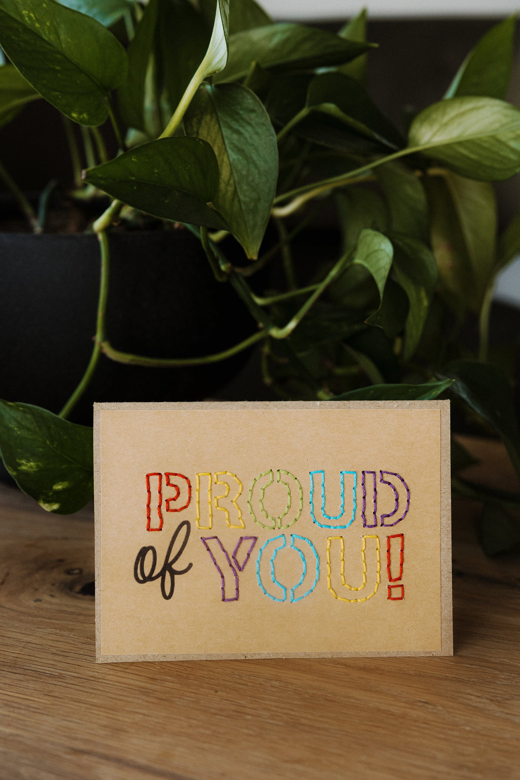 Proud of You Greeting Card