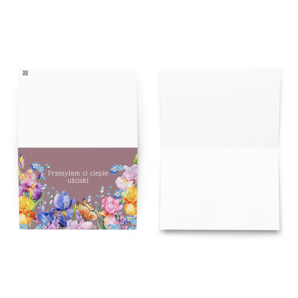 Przesyłam ci ciepłe uściski (I am sending you warm hugs) Polish comfort greeting card Greeting card La Vie Bien Przesyłam ci ciepłe uściski (I am sending you warm hugs) Polish comfort greeting card