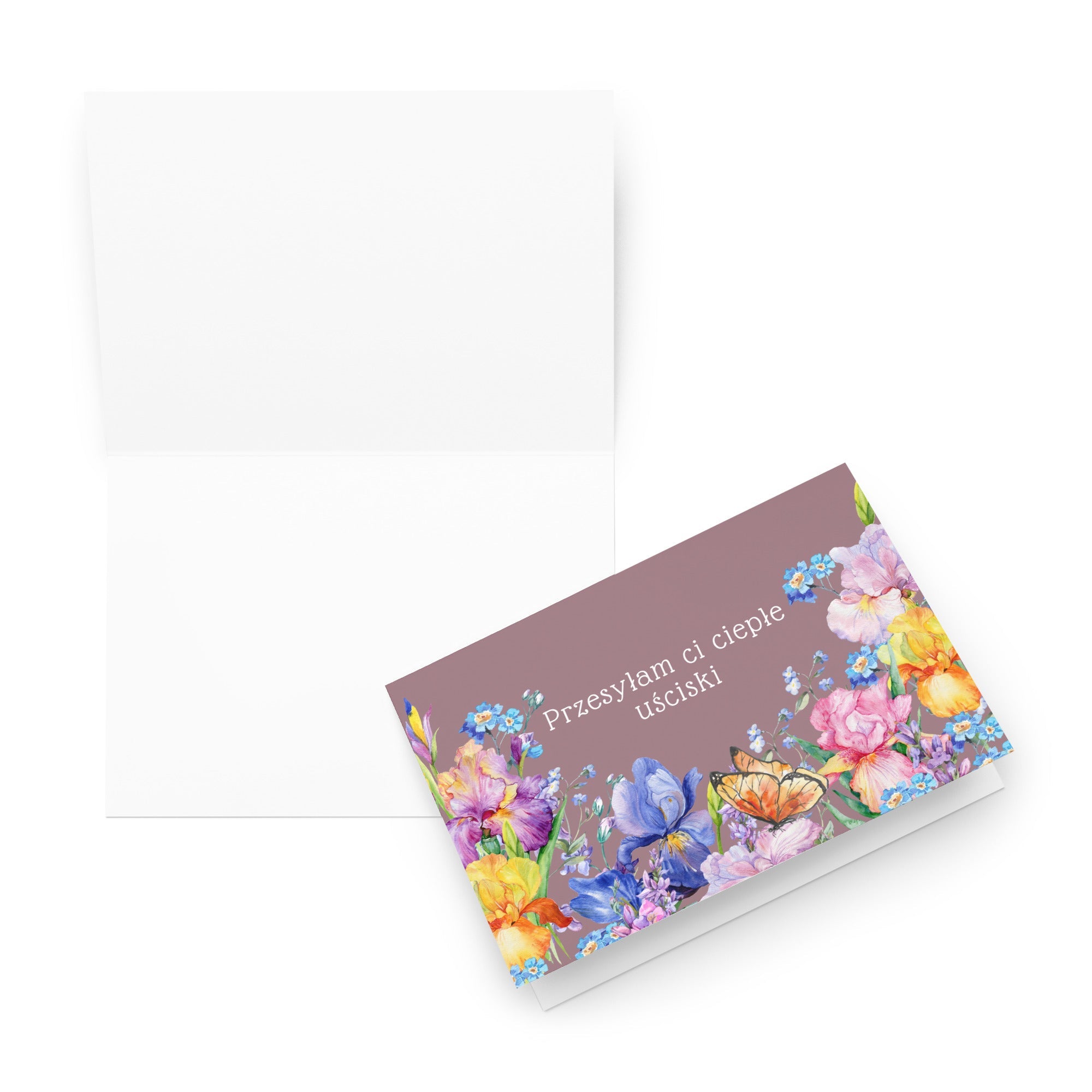 Przesyłam ci ciepłe uściski (I am sending you warm hugs) Polish comfort greeting card Greeting card La Vie Bien Przesyłam ci ciepłe uściski (I am sending you warm hugs) Polish comfort greeting card