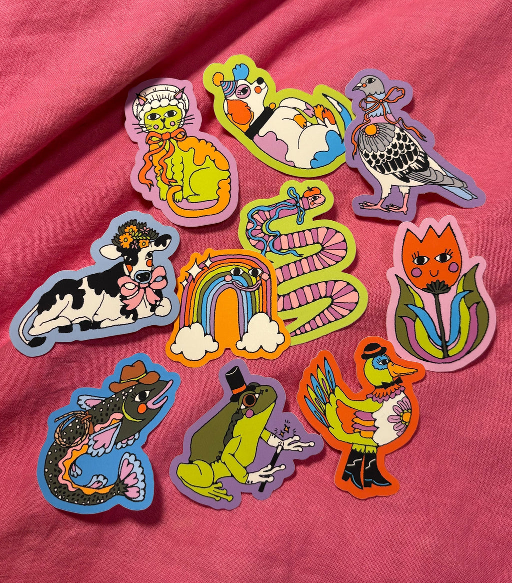 Silly Duck Sticker