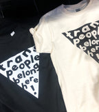 Trans People Belong Here T-Shirt CREME