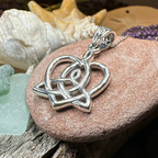 Mother's Knot Celtic Necklace in Sterling Silver