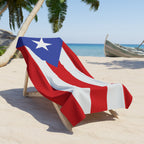 Puerto Rico Flag Beach Towel Beach Towel (Generic Brand) La Vie Bien Puerto Rico Flag Beach Towel