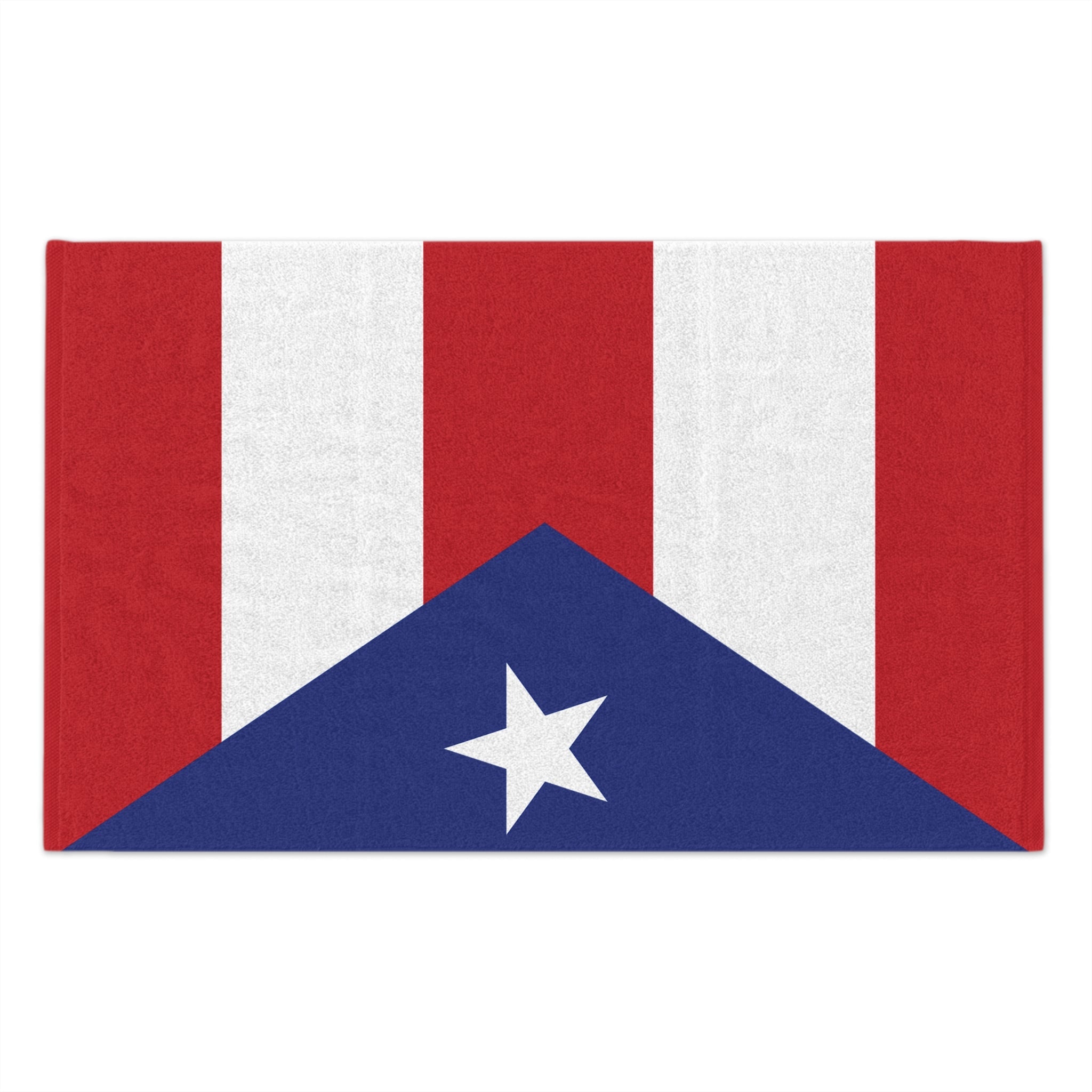 Puerto Rico Flag Rally Towel Rally Towel La Vie Bien Puerto Rico Flag Rally Towel