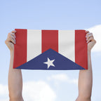 Puerto Rico Flag Rally Towel Rally Towel La Vie Bien Puerto Rico Flag Rally Towel