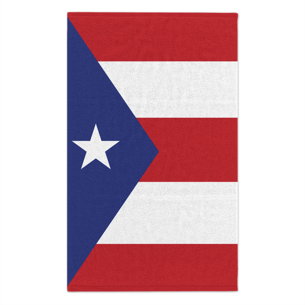 Puerto Rico Flag Rally Towel Rally Towel La Vie Bien Puerto Rico Flag Rally Towel