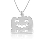Pumpkin Necklace With Name La Vie Bien Pumpkin Necklace With Name