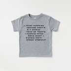 Pumpkin Spooky Stories tee - toddler and youth sizes, Halloween collection by Benny and Ray Apparel