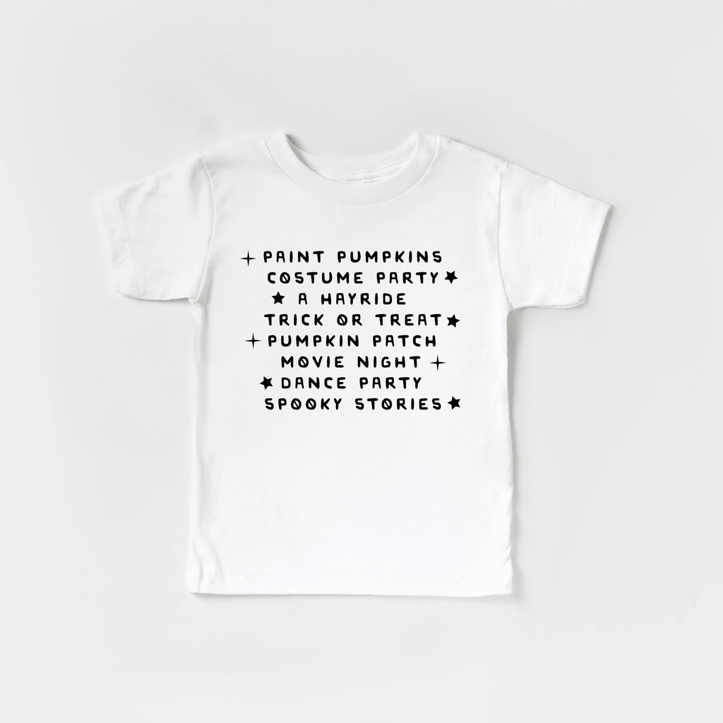 Pumpkin Spooky Stories tee - toddler and youth sizes, Halloween collection by Benny and Ray Apparel
