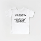 Pumpkin Spooky Stories tee - toddler and youth sizes, Halloween collection by Benny and Ray Apparel