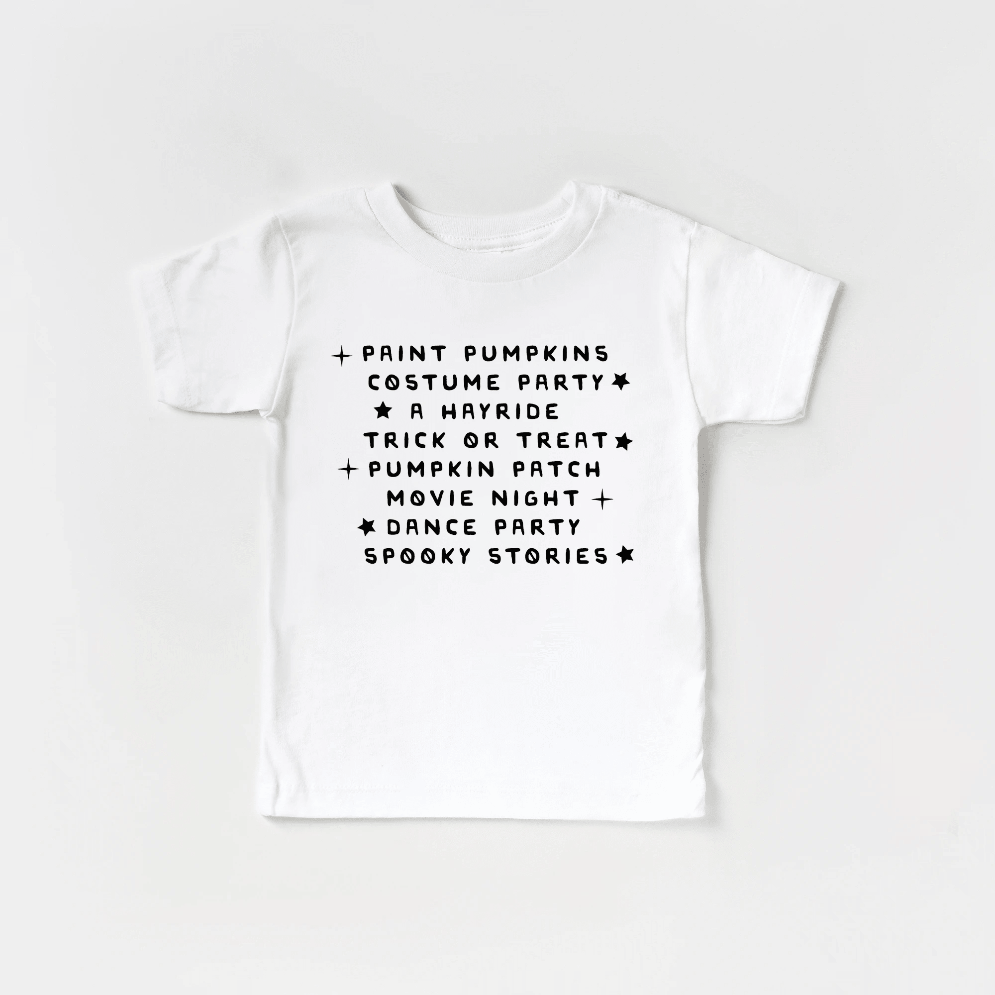 Pumpkin Spooky Stories tee - toddler and youth sizes, Halloween collection by Benny and Ray Apparel