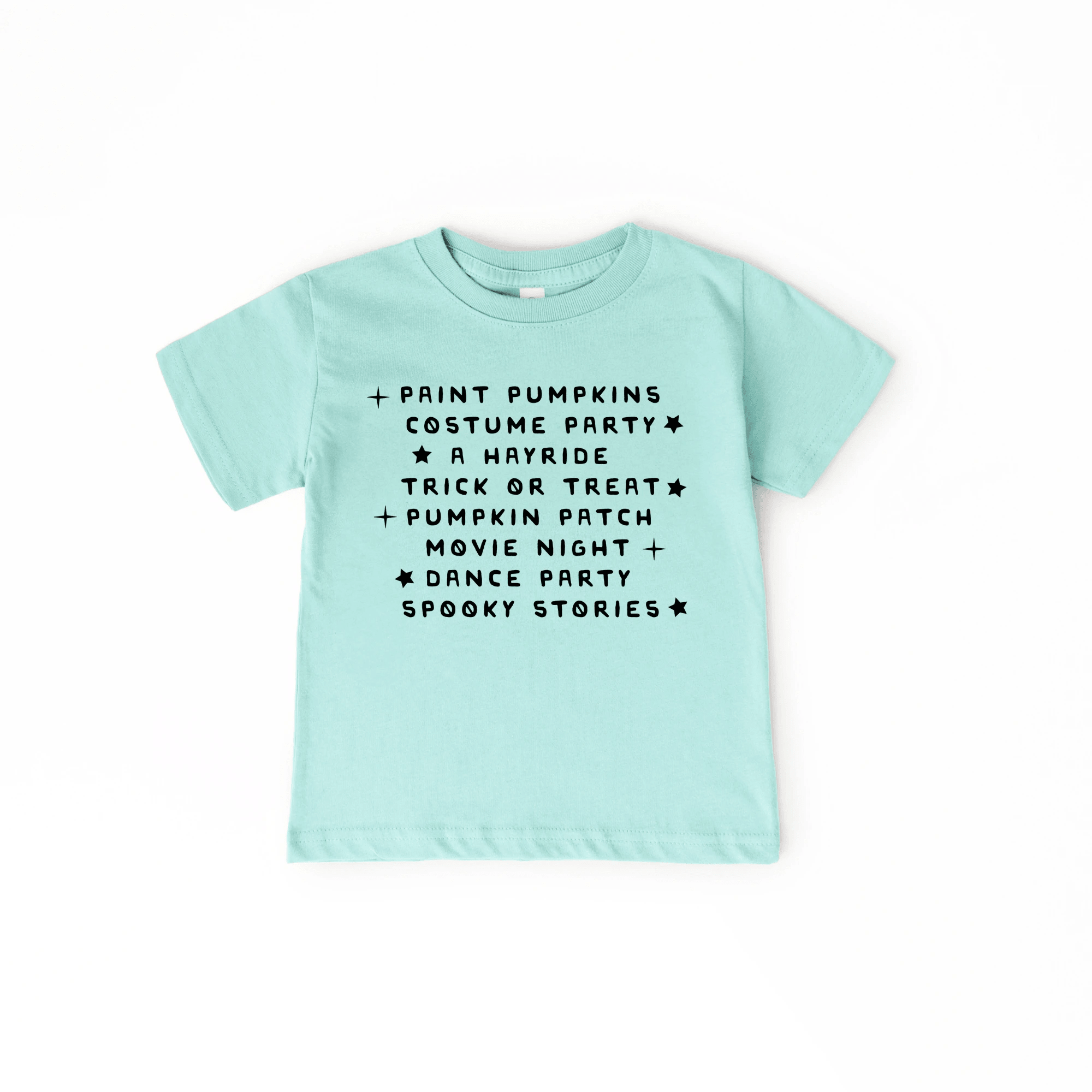 Pumpkin Spooky Stories tee - toddler and youth sizes, Halloween collection by Benny and Ray Apparel