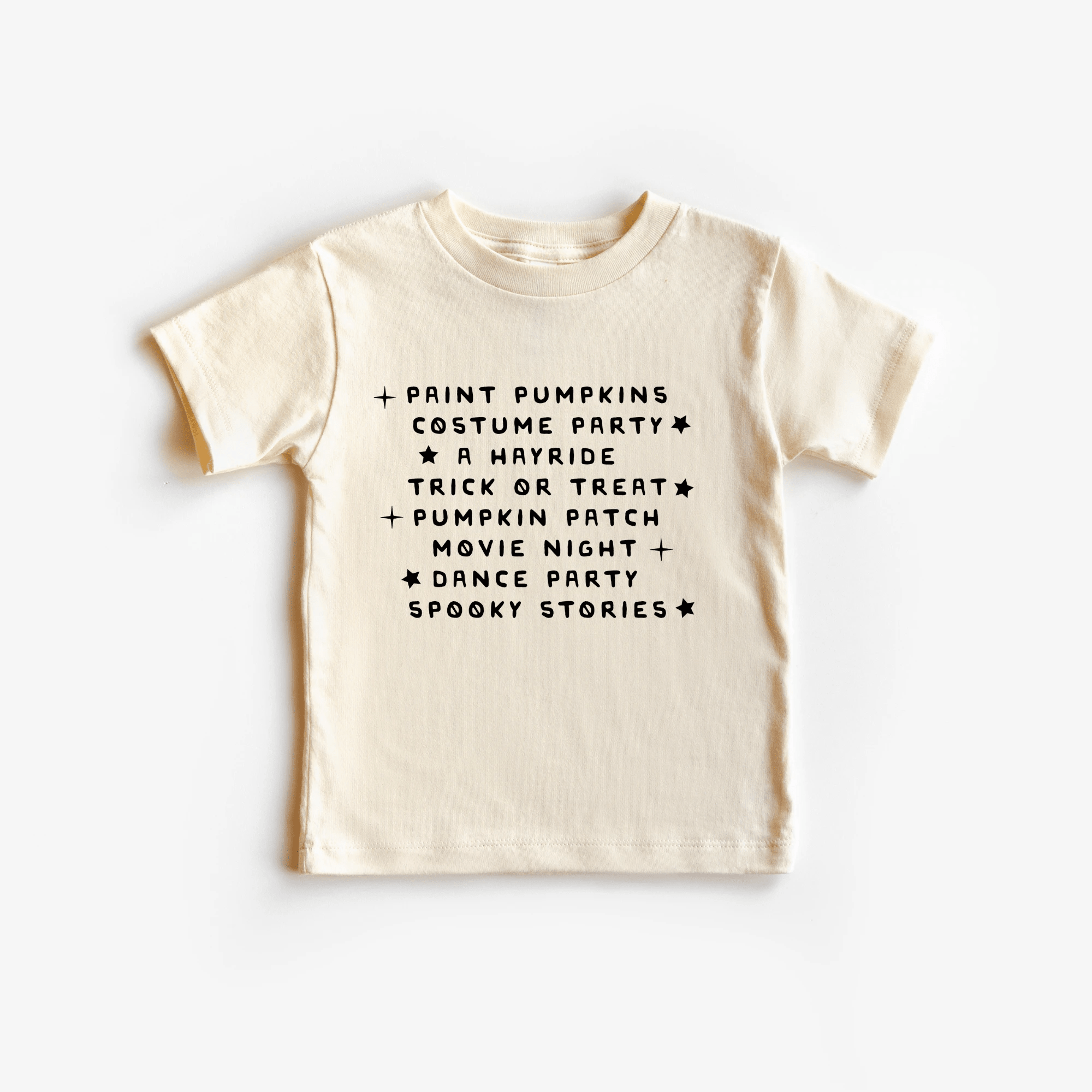 Pumpkin Spooky Stories tee - toddler and youth sizes, Halloween collection by Benny and Ray Apparel